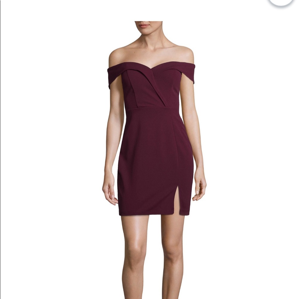 Maroon dress.Only worn once in great condition